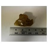 165ct Rough Amber Stone Specimen with Natural Inclusions