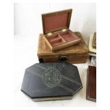 Collection of 10 Vintage and Decorative Jewelry and Trinket Boxes