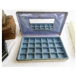 Collection of 10 Vintage and Decorative Jewelry and Trinket Boxes