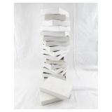 Set of 18 White Jewelry Display Boxes with Cotton Inserts