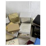 Assorted Vintage and Modern Jewelry Boxes and Display Cases Collection