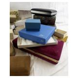 Assorted Vintage and Modern Jewelry Boxes and Display Cases Collection