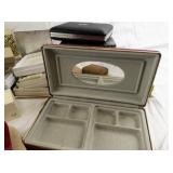 Assorted Vintage and Modern Jewelry Boxes and Display Cases Collection
