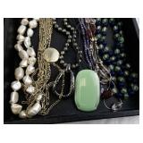 Large Assorted Costume Jewelry Collection with Necklaces, Bracelets, and Earrings