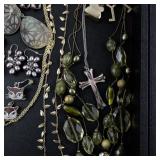 Large Costume Jewelry Collection with Necklaces, Brooches, Earrings, and Bracelets