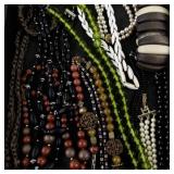 Large Collection of Costume Jewelry Necklaces and Bracelets