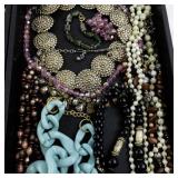 Large Collection of Costume Jewelry Necklaces and Bracelets