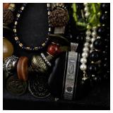 Large Collection of Costume Jewelry Necklaces and Bracelets