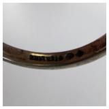 Sterling Silver Size 6 Ring with Abstract Design