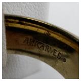 ArtCarved Two-Tone Sterling Silver Men