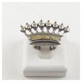 ARTQ Base Metal Crown Ring Size 3