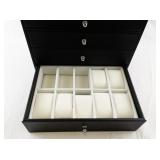 Black Multi-Drawer Jewelry Organizer Storage Box