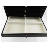 Black Multi-Drawer Jewelry Organizer Storage Box