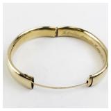 12KG Gold Filled Engraved Bangle Bracelet