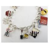 Avon 125 Years Limited Edition Charm Bracelet with Box, 8 Inches