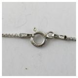 Sterling Silver 925 Chain Bracelet 24in 3.5g