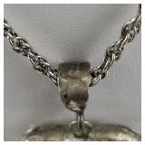 Sterling Silver Heart Pendant Necklace