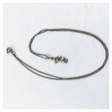 Sterling Silver Love Pendant Necklace
