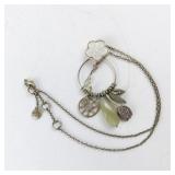 Sigrid Olsen Base Metal Necklace with Charms 18 in