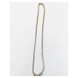 Sterling Silver 925 Necklace with Heart and Round Clear Stones