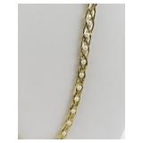 Avon Faux Pearl and Gold Tone Chain Necklace