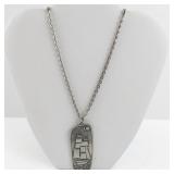 Pewter Ship Pendant Necklace by Inga Jensen DenmarkÂ 