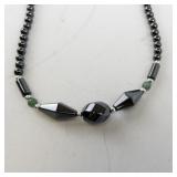 Pair of Hematite Beaded Necklaces