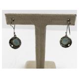 Sterling Silver Larimar Dangle Earrings