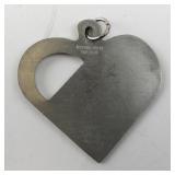 Rune Tennesmed Pewter Heart Pendant Sweden