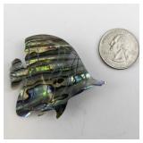 Abalone Shell Fish Brooch Pin