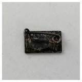 WWI Service Flag Enamel Sterling Bar Pin