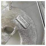 Trifari Vintage Silver Tone Abstract Swirl Brooch