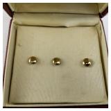 Hilborn-Hamburger Gold Tone Shirt Studs Set in Original Box