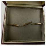 Hilborn-Hamburger Gold Tone Shirt Studs Set in Original Box