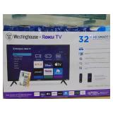 32 Inch Westinghouse 32" 720P HD Smart Roku TV WR32HT2212