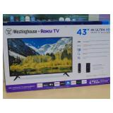 43 Inch Westinghouse 4K Ultra HD Smart Roku TV with HDR
