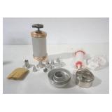 Vintage Cookie Press and Donut Tins