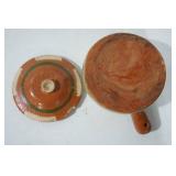 Vintage Tlaquepaque Pottery Lidded Bean Pot