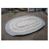 Braided Oval Area Rug 63"x99"