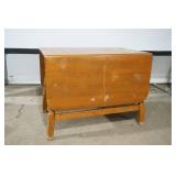 Wooden Drop Leaf Dining Room Table