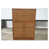Wooden 5 Drawer Dresser
