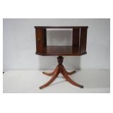 Antique Side Table with Acorn Pedestal