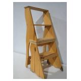Wooden Hearts Folding Chair/Step Stool.