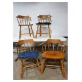 Wooden Dining Room Chairs (4ct)