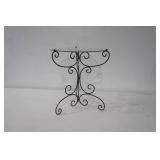 Decorative Side Table (glass top with metal bottom)