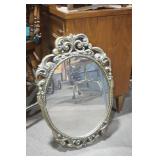 Vintage Oval Mirror 28" tall by 18" wide