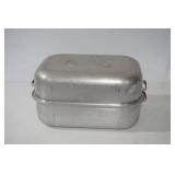 Vintage Aluminum Roasting Pan 16"x12"x8.5"