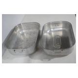 Vintage Aluminum Roasting Pan 16"x12"x8.5"