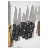Kitchen Knives and Stainless Steel Sharpener