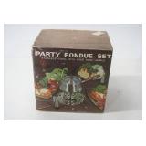 Vintage Party Fondue Set